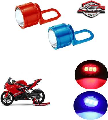 Autoinnovation Motorcycle Strobe Flasher Dual Blinking LED Light for TVS Apache RR 310 _440 Tail Light Motorbike LED for TVS (12 V, 15 W)