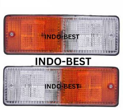 INDO-BEST Side Indicator with Bulbs Suitable Mahindra Jeep Di, Marshal Car Reflector Light Indicator Light Car Halogen for Mahindra (12 V, 21 W)