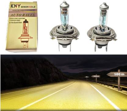 kny H4 12V (130/110W) P43T Car Headlight Bulb Xenon Gold Auto Rally Headlight Car Halogen (12 V, 130 W)