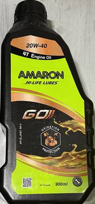 amaron HI-LIFE LUBES 20W-40 4T Engine Oil Full-Synthetic Engine Oil