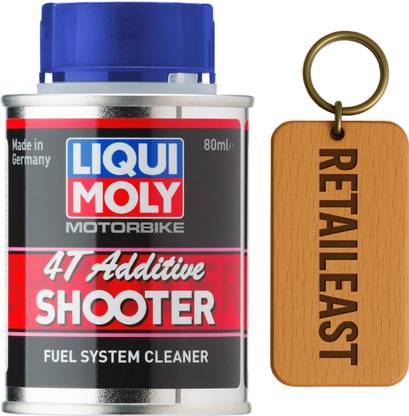 Liqui Moly 4T additive Shooter Fuel System Cleaner for Bike Synthetic Blend Engine Oil