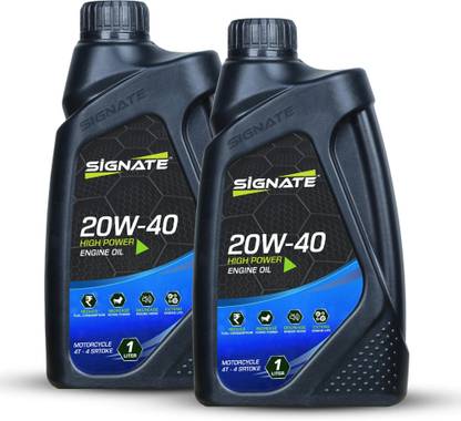 Signate 20W40 4T Engine Oil for Bikes | Power Formula For High Performance Engine Oil
