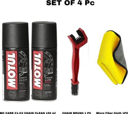MOTUL C1 C2 Combo Brush-MF Clean & Lube Road 300 ML Chain Oil