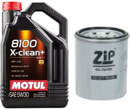 MOTUL 8100 XCLEAN 5W30 ENGINE OIL & OIL FILTER FOR CIAZ Full-Synthetic Engine Oil