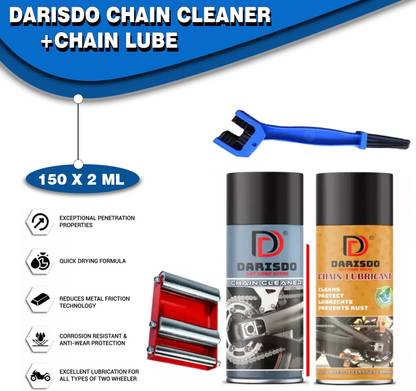 Darisdo Chain lube and Cleaner With Chain Brush and Wheel G Roller Bike Wheel Roller Chain Oil