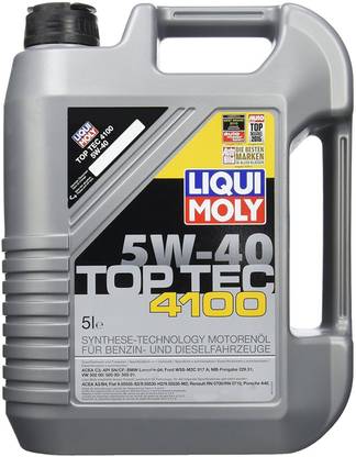 Liqui Moly 9511 Toptec 4100 5W40 5L Synthetic Blend Engine Oil