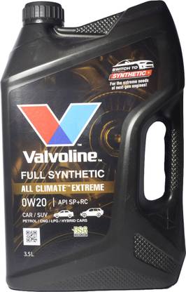 VALVOLINE 0W20 All climate extreme Fully Synthetic Full-Synthetic Engine Oil