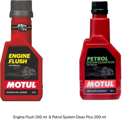MOTUL MTCD-058 ENGINE FLUSH & PETROL SYSTEM CLEAN PLUS CAR & SUV Oil Flush and Treatment