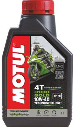 MOTUL 3100 Gold 4T10W-40 Synthetic Blend Engine Oil