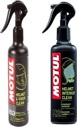 MOTUL Helmet Care Kit - M2 Interior Clean Spray & M1 Helmet Visor Clean Helmet Care Kit - M2 Interior Clean Spray & M1 Helmet Visor Clean - 250ml Mould Release