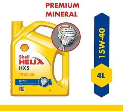 Shell Helix Shell Helix 15W-40 Diesel API CH4 Shell Helix HX5 High Performance 15W-40 CH4 Diesel High Performance Engine Oil