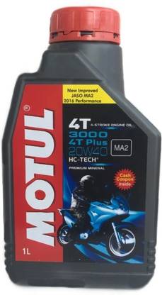 MOTUL 3000 4T Plus 20W40 Conventional Engine Oil