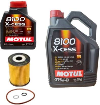 MOTUL 8100 XCESS 5W40 ENGINE OIL & OIL FILTER FOR OPTRA MAGNUM Full-Synthetic Engine Oil