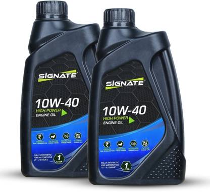 Signate 10w-40 - New Fully Synthetic API Ready Car Engine Oil for Ultra Smooth Drive High Performance Engine Oil
