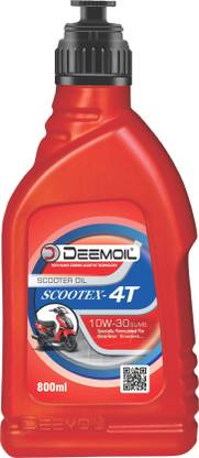 DEEMOIL Scootex 4T 10W- 30 API SL JASO MB Full-Synthetic Engine Oil