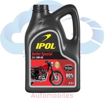 ipol Bullet Special 15W-50 suitable for All Variants of Bullet IPOL bullet oil- 2.5L - Pack of 1 Multi-Grade Engine Oil