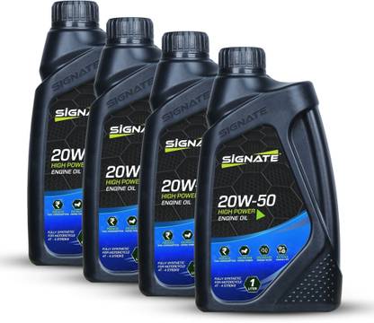 Signate 20-w50 API Techno syntheses Semi Synthetic Engine Oil for Bikes High Performance Engine Oil