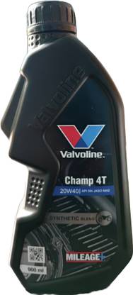 VALVOLINE 20W40 champ 4T API SN JASO MA2 Valvoline Synthetic Blend Engine Oil