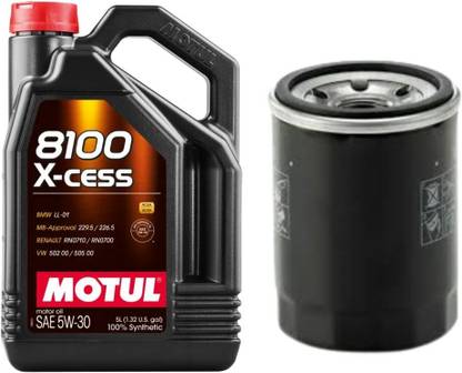 MOTUL 8100 XCESS 5W30 ENGINE OIL & OIL FILTER FOR OUTLANDER Full-Synthetic Engine Oil