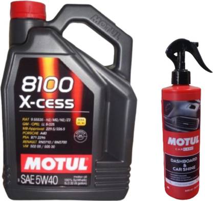MOTUL 8100 XCESS 5W-40(5l)+DASH BOARD(500ML) SAE 5W-40 Full-Synthetic Engine Oil