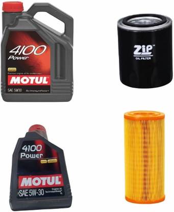 MOTUL 8100 XCLEAN 5W30 ENGINE OIL & AIR - OIL FILTER FOR BOLERO Full-Synthetic Engine Oil