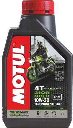 MOTUL 3100 Gold 4T10W-30 Synthetic Blend Engine Oil