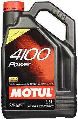 MOTUL 4100 POWER 5W30 (Technosynthese) Motor Oil 3.5 Litre 4100 POWER 5W30 (3.5L) Synthetic Blend Engine Oil