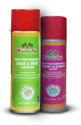 Wonderfill CHAIN LUBE & CHAIN CLEANER COMBO CHAIN CLEANER (500ml) & CHAIN LUBE (500ml) Chain Oil