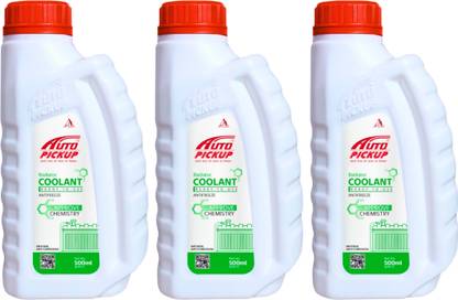 AUTO PICKUP New_High Quality Combo Pack Of 3 Ready to Use Antifreeze Green Radiator Coolant