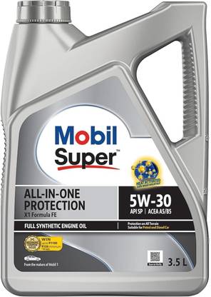 MOBIL Super 3000 X1 Formula FE 5W-30 Petrol/Diesel Engine Oil Full-Synthetic Engine Oil