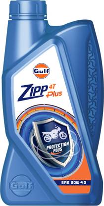 Gulf ZIPP 4T PLUS 20W40 2 Wheeler Bike Engine Oil High Performance Engine Oil