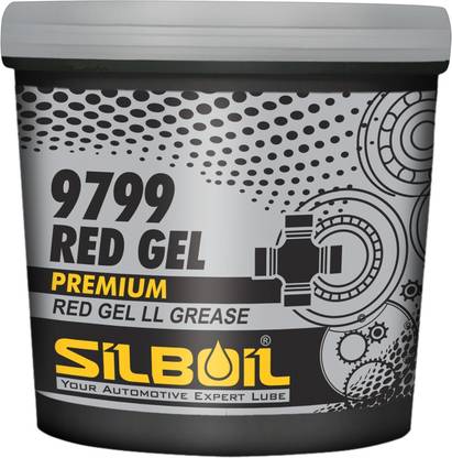 SILBOIL PREMIUM RED GEL | NLGI-2.5 Certified Superior Performance | Heavy-Duty Lithium Based Grease