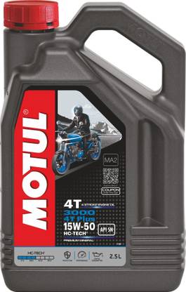 MOTUL 3000 4T Plus 15W-50HC-TECH Plus 15W-50 HC-Tech Mineral Engine Oil