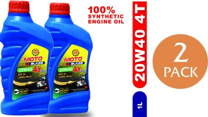 Moto 20W40 4t Power Plus 100% Full-Synthetic Engine Oil