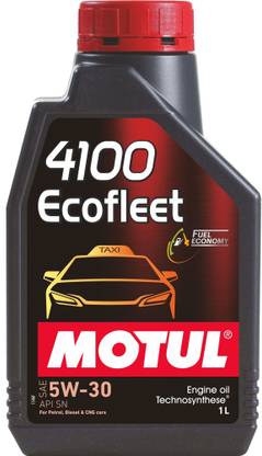 MOTUL 4100 EcoFleet 5W-30 API SN/CF Technosynthese Engine Oil for Petrol & Diesel Cars Technosynthese (Semi Synthetic)