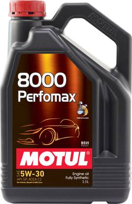 MOTUL 8000 Perfomax 5W-30- Dashboard & Car Shine Full-Synthetic Engine Oil