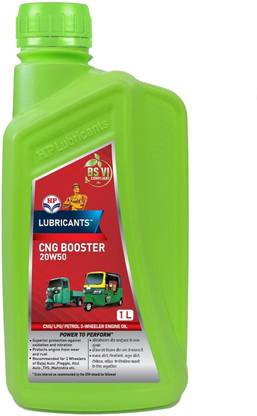 hindustan petroleum HP CNG BOOSTER 20W50 HQ Engine Oil (1L) for 4-Stroke CNG/LPG/PETROL driven Autos & 3-Wheelers Full-Synthetic Engine Oil