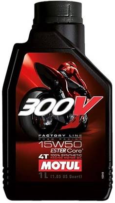 MOTUL 15W-50 Petrol Engine Oil for Bikes (1 L) High Performance Engine Oil