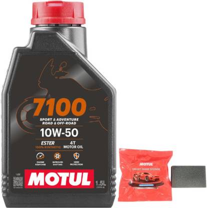 MOTUL 7100 4T 10W-50 7100 4T 10W-50 1.5L WITH SPONGE Full-Synthetic Engine Oil