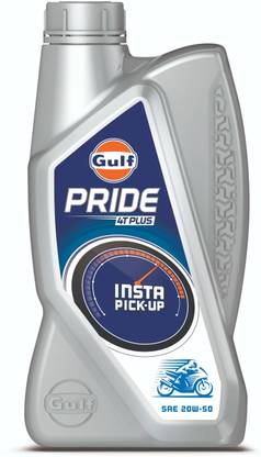 Gulf Pride 20W-50 2 Wheeler Bike High Performance Engine Oil