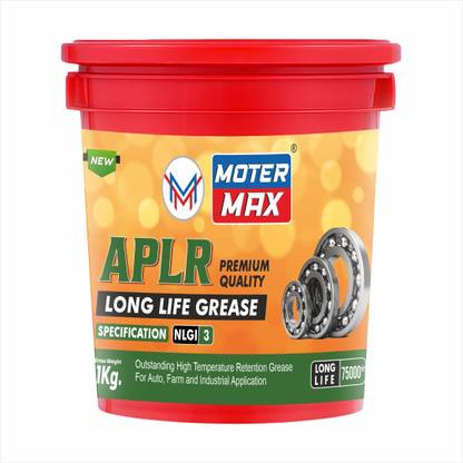 MOTER MAX New_Premium_Quality 1kg Long LIfe NlGI-4 calcium Based Wheel Bearing APLR Grease