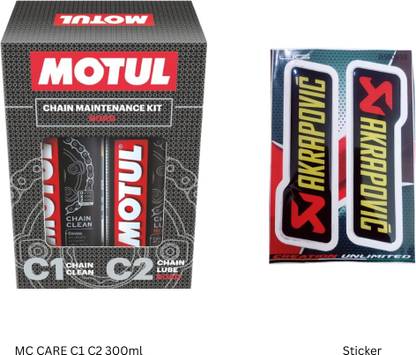 MOTUL MTCD-083 PVE STICKER MC CARE C1- C2 Chain Oil