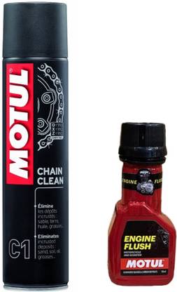 MOTUL CHAIN CLEAN C1 MC CARE & ENGINE FLUSH(50ML) COMBO Chain Oil