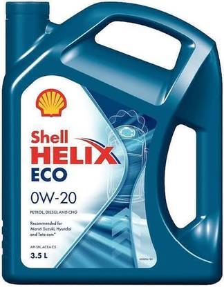 Shell Helix Eco 0W-20 Premium Synthetic Engine Oil Shell Helix Eco 0W-20 Premium Synthetic Engine Oil Synthetic Blend Engine Oil