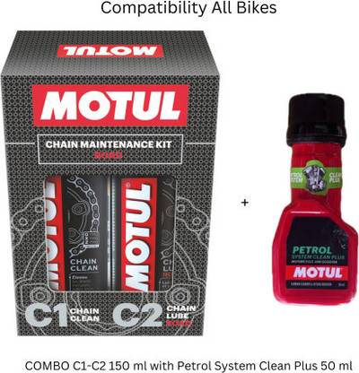 MOTUL C1-C2-150ML With Petrol System Clean Plus MC CARE C1-C2- PETROL CLEAN PLUS Chain Oil