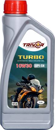 trivor Turbo 10W30 1Ltr TURBO 10W30 APS-SN High Performance Synthetic bike Engine Oi High Performance Engine Oil