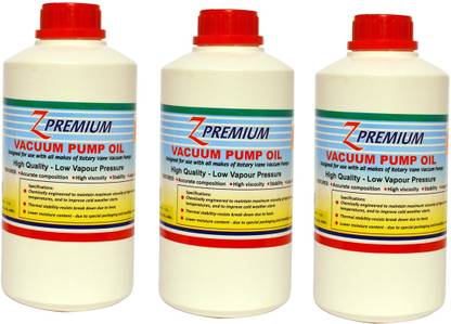 Z Premium Vacuum Pump OIL7584203 Pack of 3 (1 L each) Synthetic Blend Engine Oil