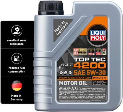 Liqui Moly 2004 Top Tec 4200 5W-30 Synthetic Motor Oil Full-Synthetic Engine Oil