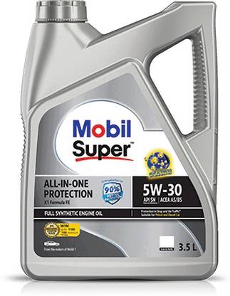 MOBIL Super 3000 X1 Formula FE 5W-30 Fully Synthetic Synthetic Blend Engine Oil