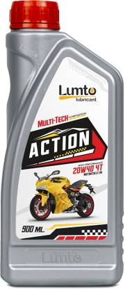LUMTO ACTION 20W40 4T 900ml P1 for Bikes High Performance Engine Oil